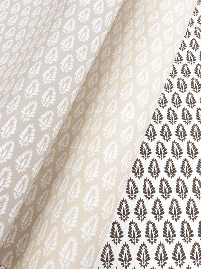 Montecito Mehndi Wallpaper - Taupe