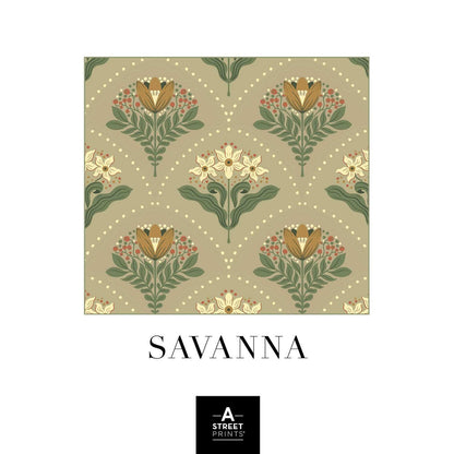 A-Street Prints Savanna Midolin Wallpaper - Ash