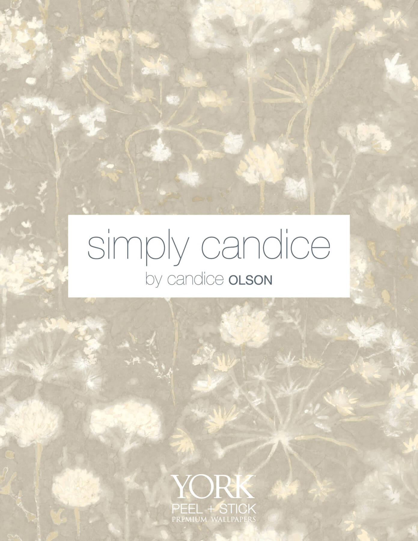 Simply Candice Vanishing Peel & Stick Wallpaper - Silver & Gold