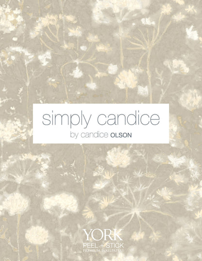 Simply Candice Blossom Fling Peel & Stick Wallpaper - Mineral Green