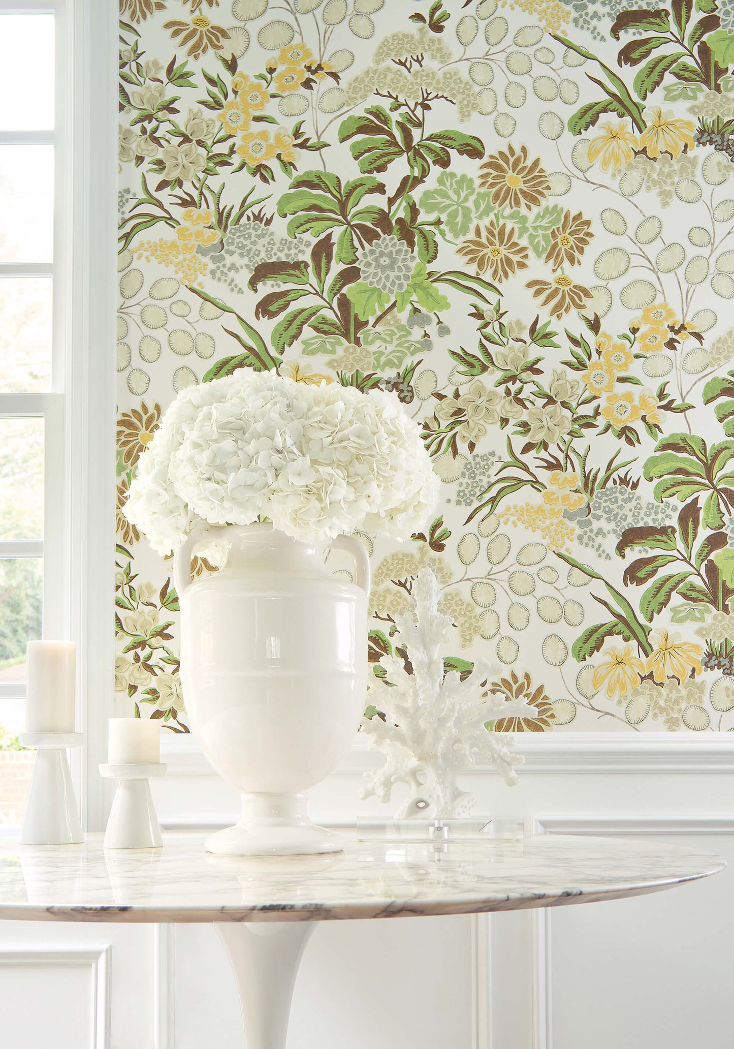 Thibaut Sojourn Meadow Wallpaper - Green