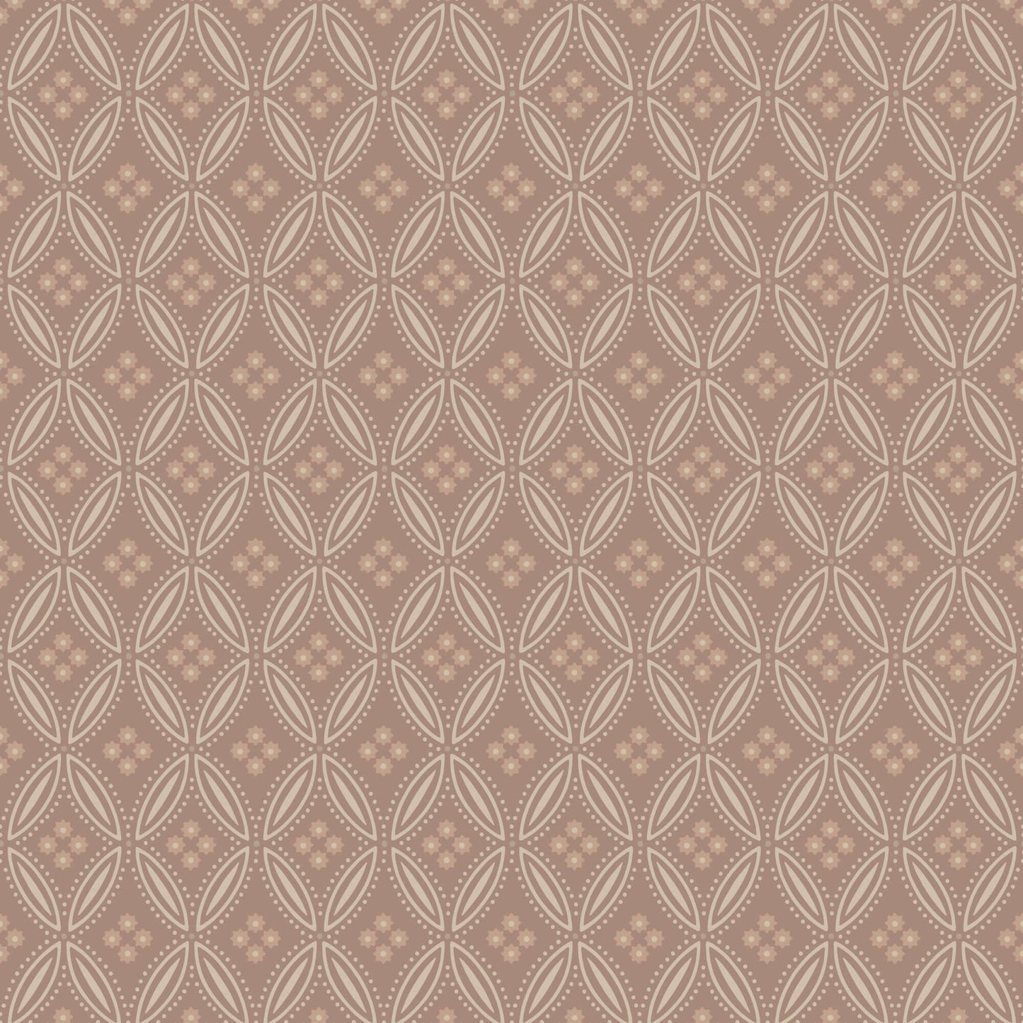 Mitchell Black Stone Lace Wallpaper Sample - Red Clay