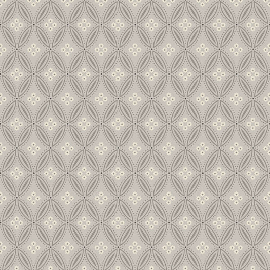 Mitchell Black Stone Lace Wallpaper - Silverprint