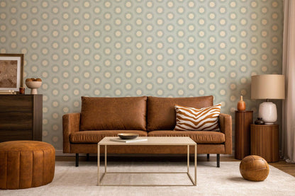 Mitchell Black Sunburst Wallpaper - Hazy Daytime