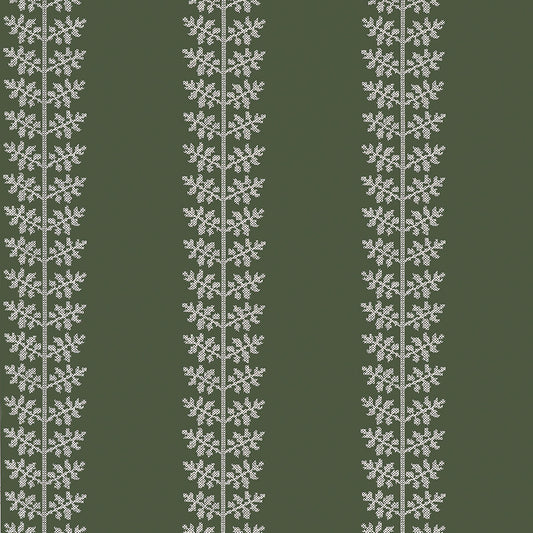 Thibaut Boxwood Amble Wallpaper - Olive