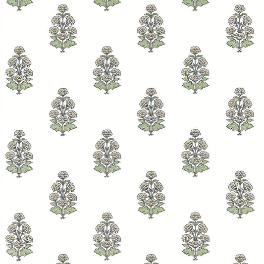 Thibaut Boxwood Audrey Wallpaper - Beige