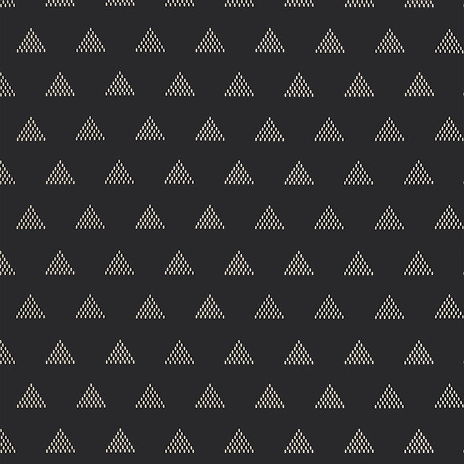 Thibaut Vista Ridge Wallpaper - Basalt Black