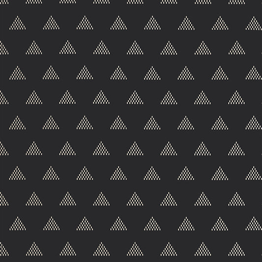 Thibaut Vista Ridge Wallpaper - Basalt Black