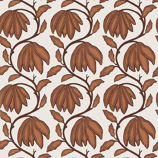 Thibaut Vista Desert Flower Wallpaper - Ochre