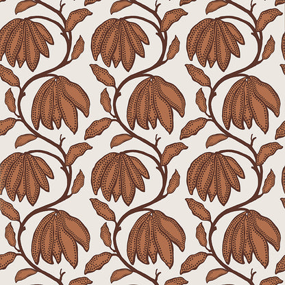 Thibaut Vista Desert Flower Wallpaper - Ochre