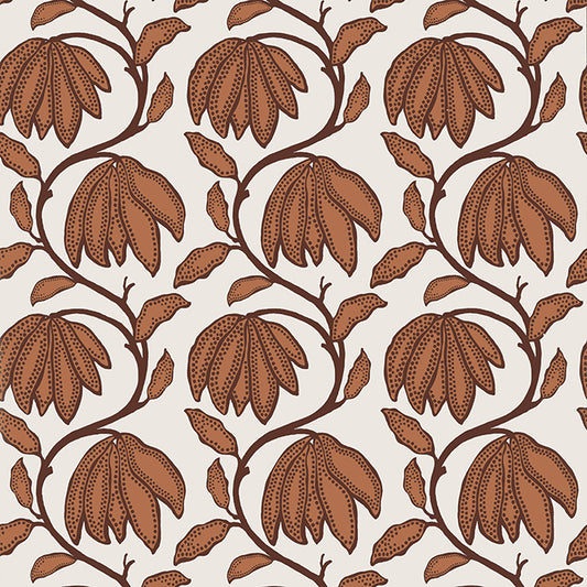 Thibaut Vista Desert Flower Wallpaper - Ochre