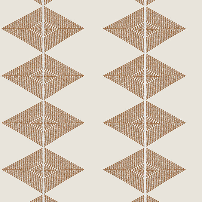 Thibaut Vista Reflection Wallpaper - Ochre