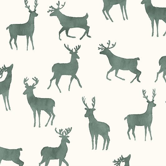 Thibaut Vista Bucks Wallpaper - Wild Sage