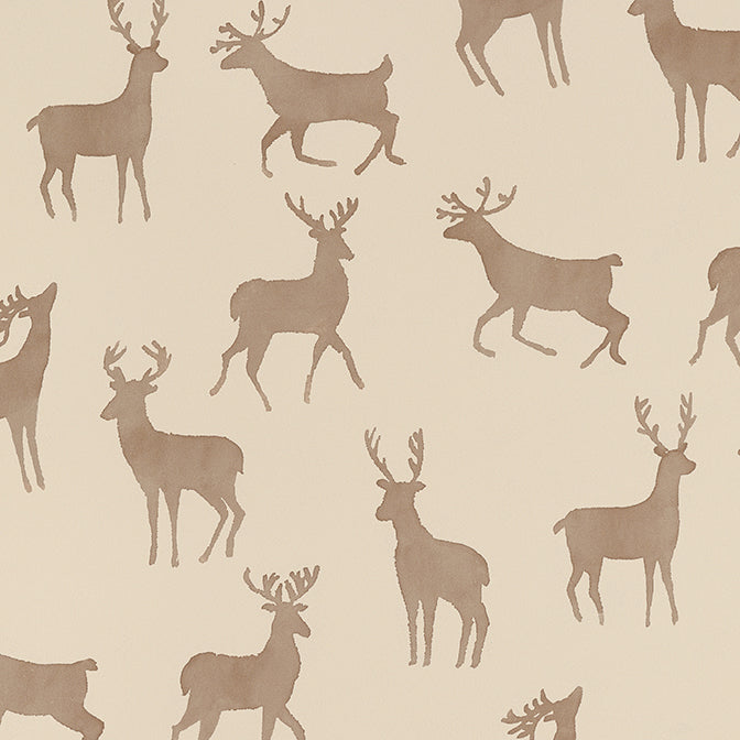 Thibaut Vista Bucks Wallpaper - Camel