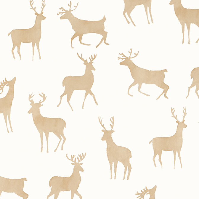 Thibaut Vista Bucks Wallpaper - Birch