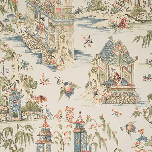 Thibaut Grand Palace Wallpaper - Taupe