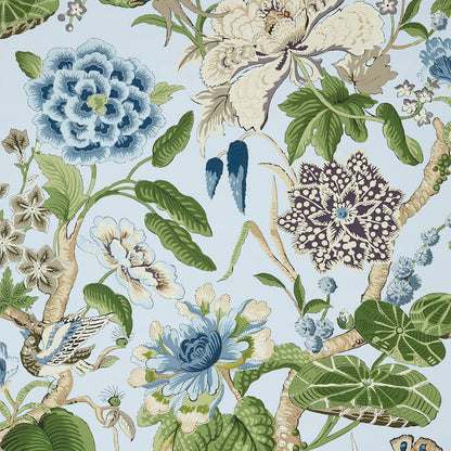 Thibaut Grand Palace Hill Garden Wallpaper - SAMPLE