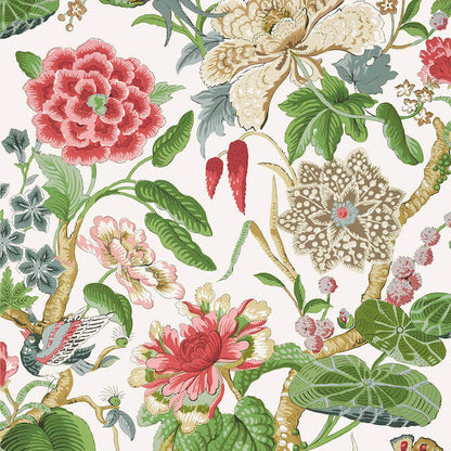 Thibaut Grand Palace Hill Garden Wallpaper - SAMPLE