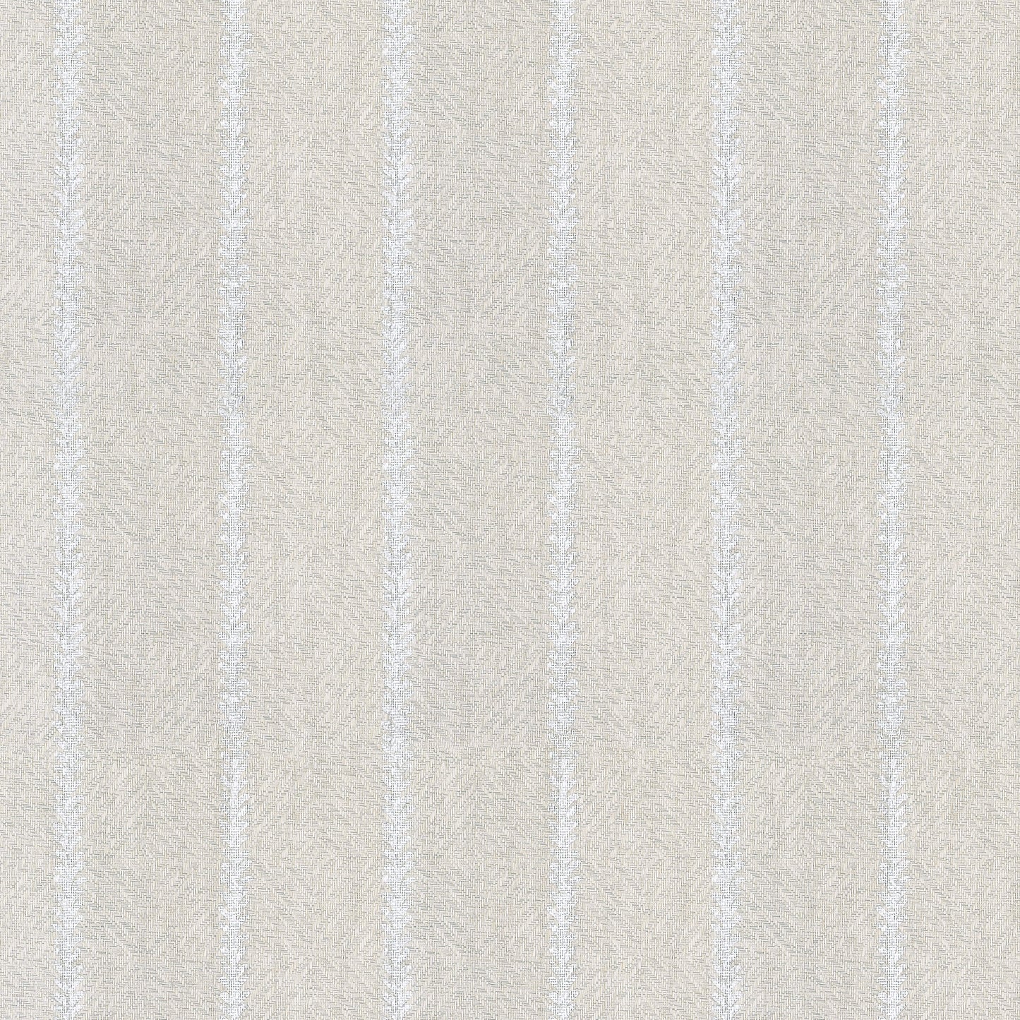 Thibaut Islander Barrier Weave Wallpaper - Metallic Silver on Grey