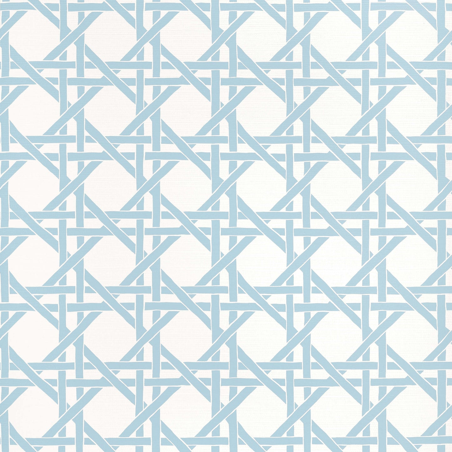 Thibaut Islander Canary Trellis Wallpaper - Light Blue