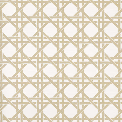 Thibaut Islander Canary Trellis Wallpaper - Beige