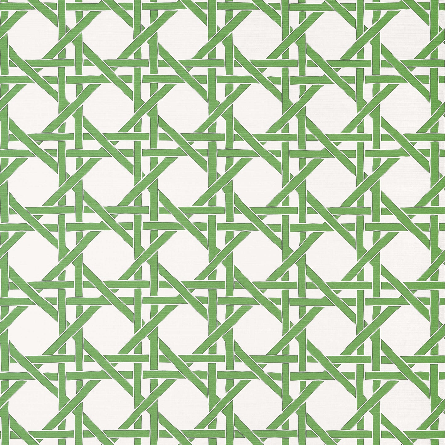 Thibaut Islander Canary Trellis Wallpaper - Green