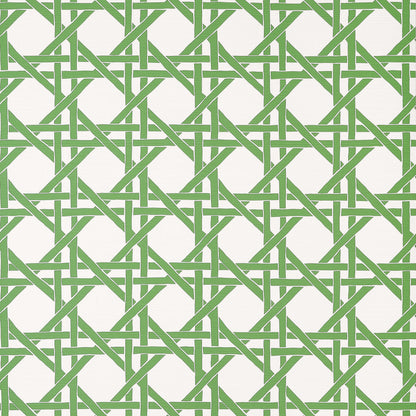 Thibaut Islander Canary Trellis Wallpaper - Green