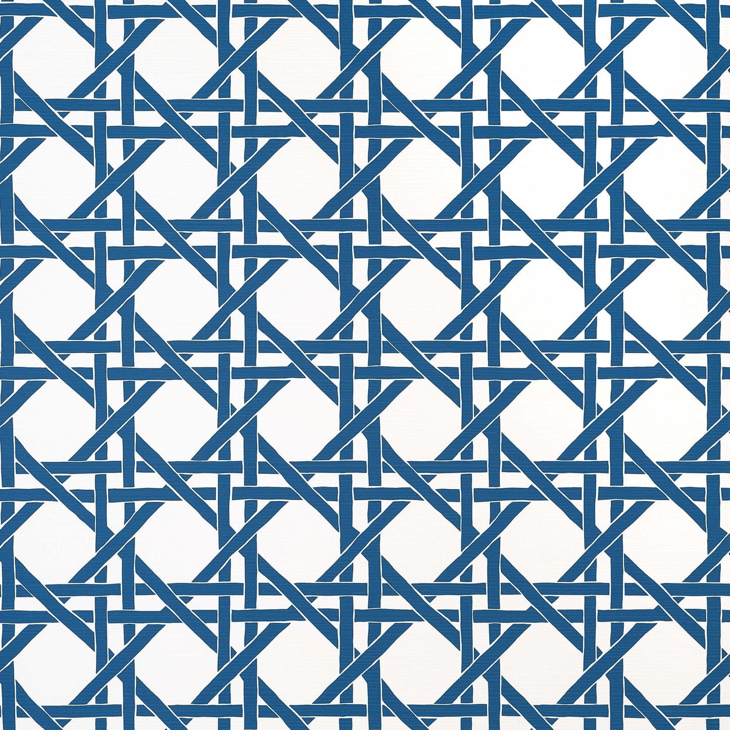 Thibaut Islander Canary Trellis Wallpaper - Navy