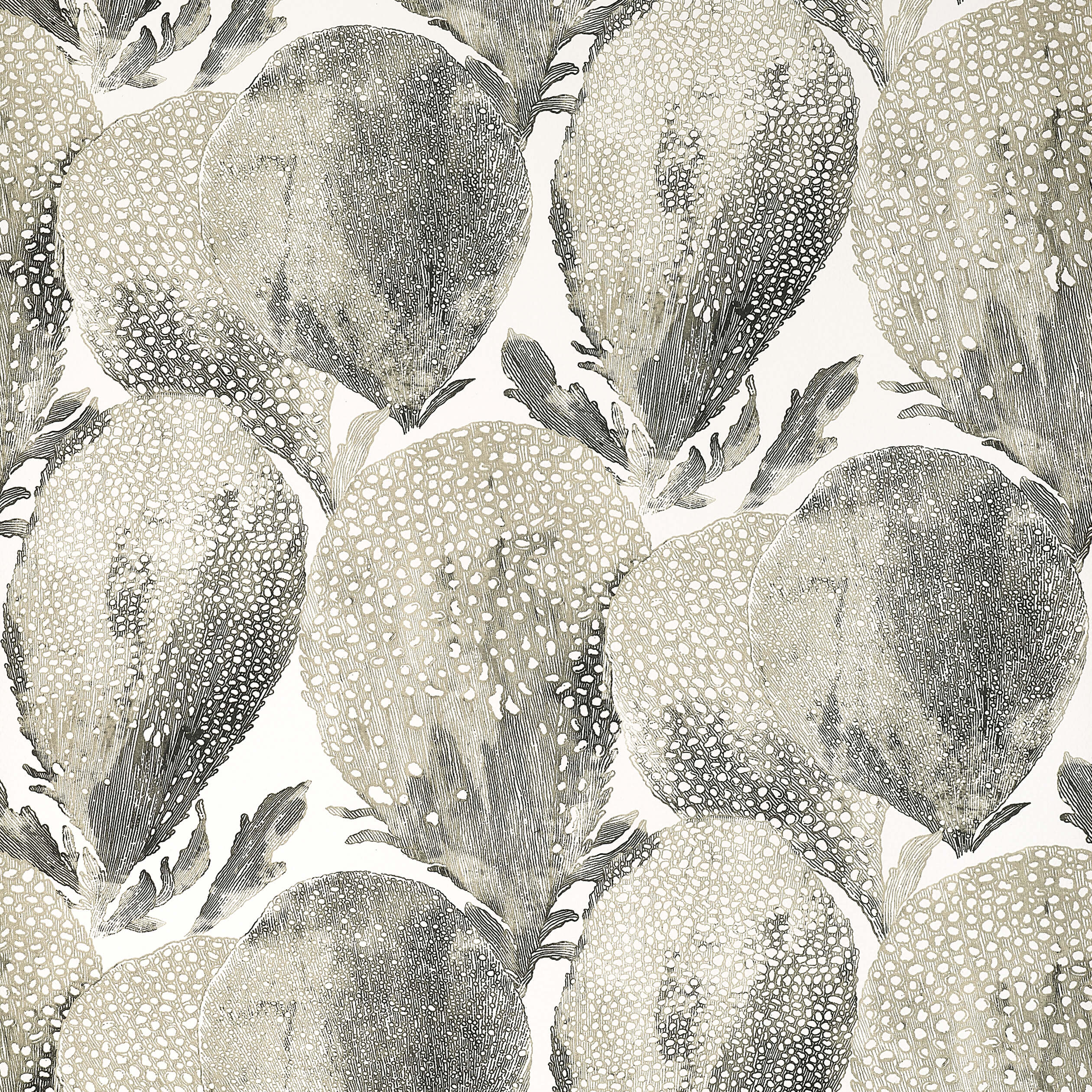 T15826 Thibaut Islander Under The Sea Wallpaper - Black and White – US ...