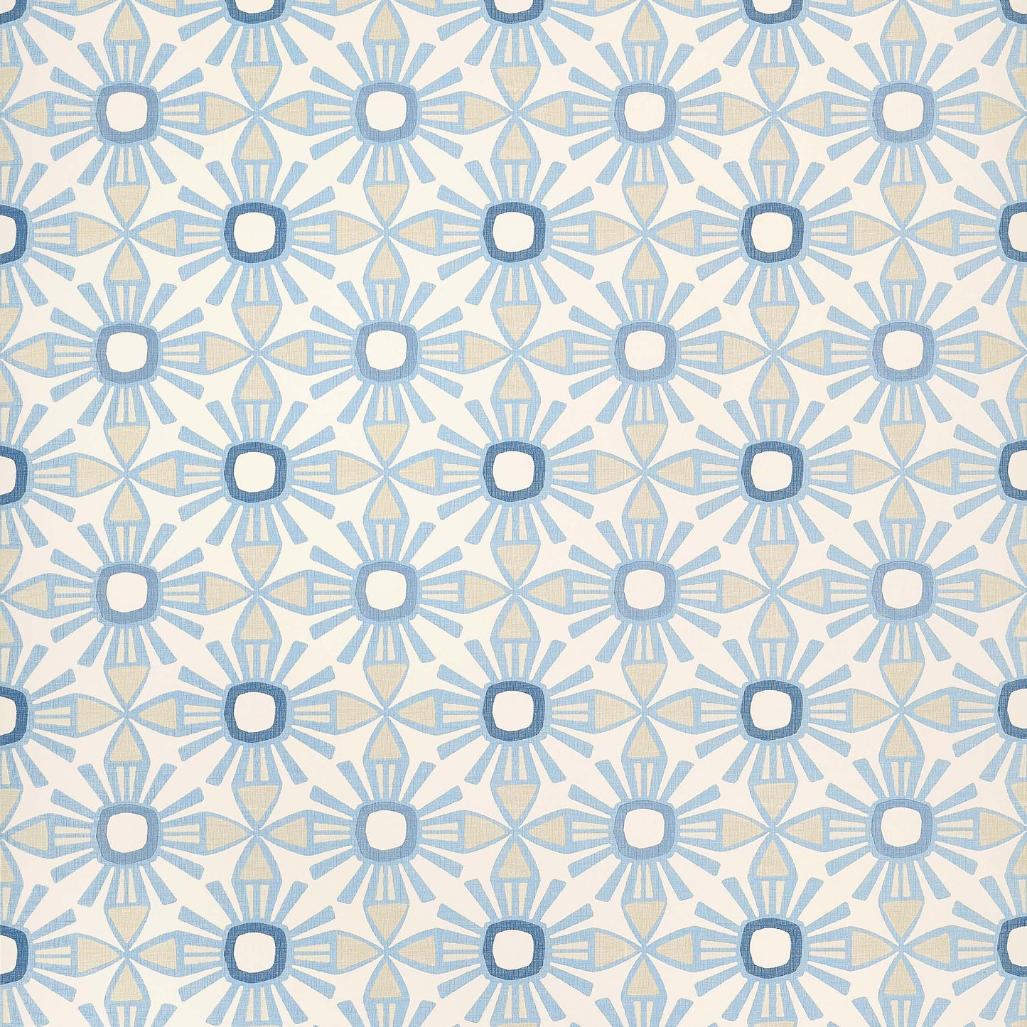 Thibaut Islander Kona Wallpaper - Blue & Beige