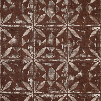 Thibaut Islander Tortuga Batik Wallpaper - Brown
