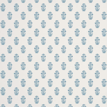 Thibaut Indienne Corwin Wallpaper - Slate on Natural