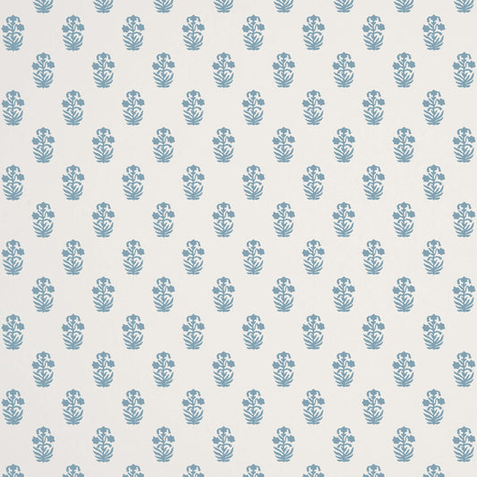 Thibaut Indienne Corwin Wallpaper - Slate on Natural