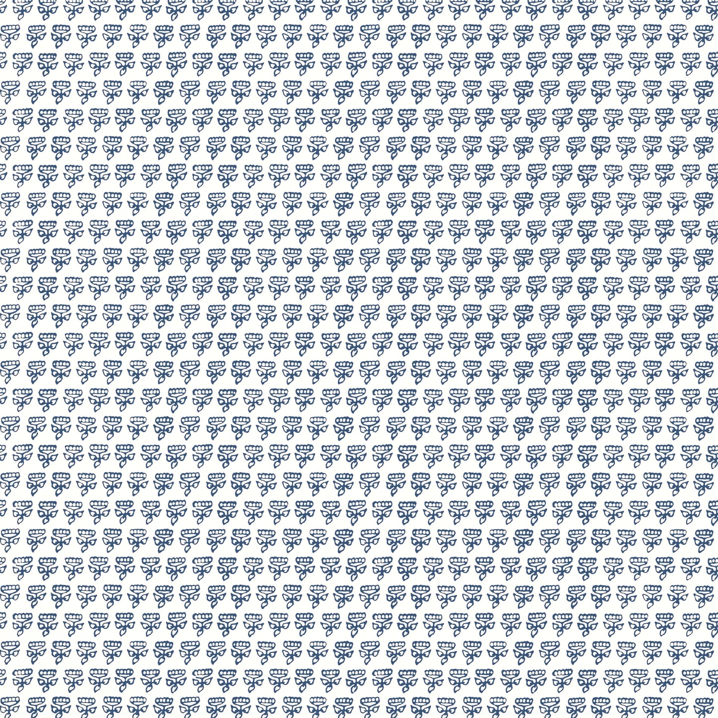 Thibaut Indienne Mimi Wallpaper - Navy