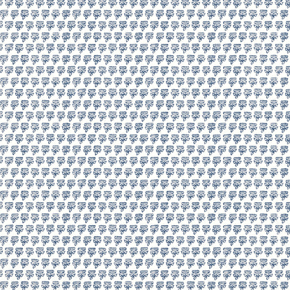 Thibaut Indienne Mimi Wallpaper - Navy