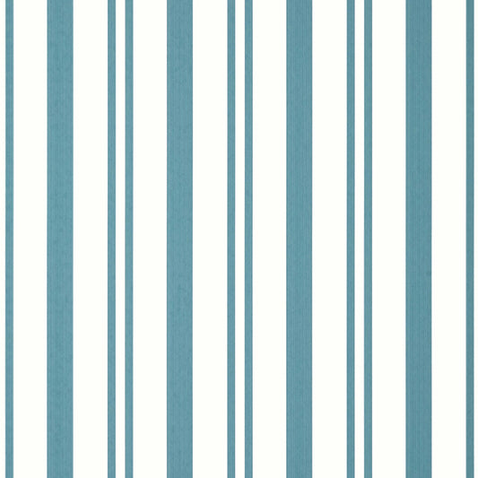 Thibaut Indienne Maggie Stripe Wallpaper - Teal