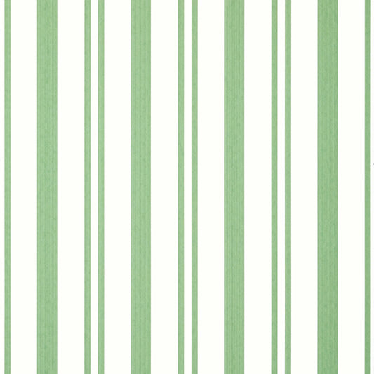Thibaut Indienne Maggie Stripe Wallpaper - Green