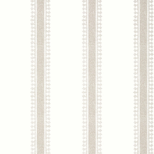 Thibaut Indienne Cambridge Stripe Wallpaper - Beige