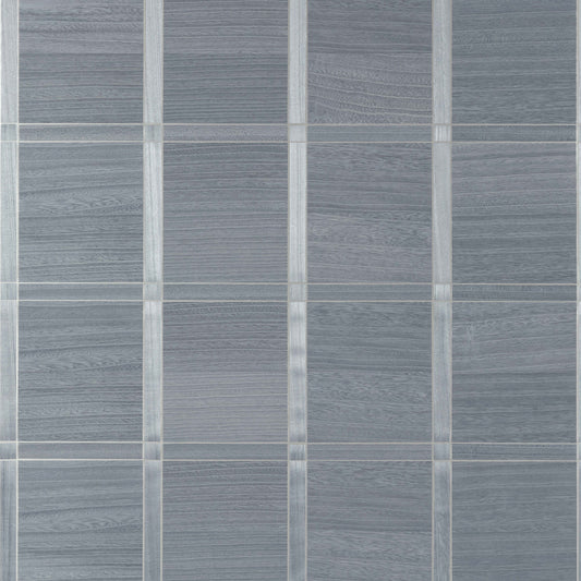 Thibaut Modern Resource Wood Panel Wallpaper - Cadet & Pewter