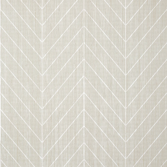 Thibaut Modern Resource Land Bridge Wallpaper - Taupe