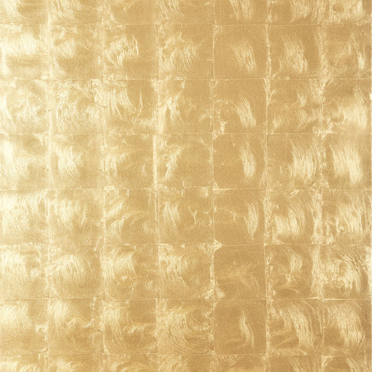 Thibaut Modern Resource Metal Leaf Wallpaper - Metallic Gold