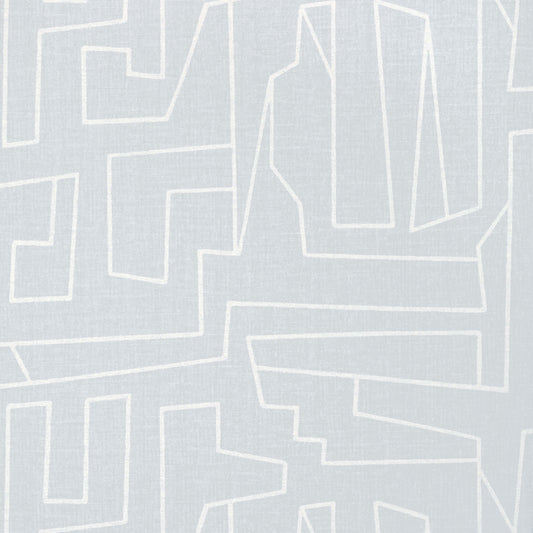 Thibaut Modern Resource Matrix Wallpaper - Soft Blue
