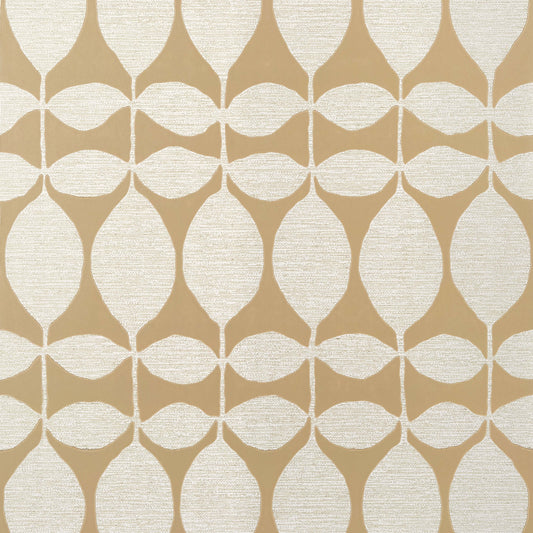 Thibaut Modern Resource Lola Wallpaper - Metallic Gold