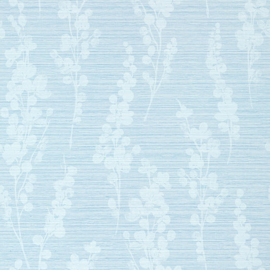 Thibaut Modern Resource Spring Blooms Wallpaper - Sky