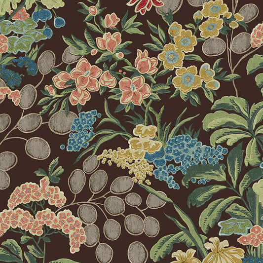 Thibaut Sojourn Meadow Wallpaper - Brown