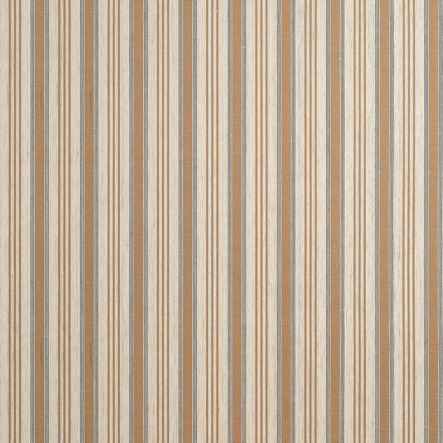 Thibaut Stripes & Checks Resource Bennett Stripe Wallpaper - Cognac