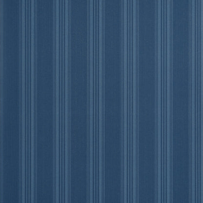 Thibaut Stripes & Checks Resource Scarlet Stripe Wallpaper - Navy