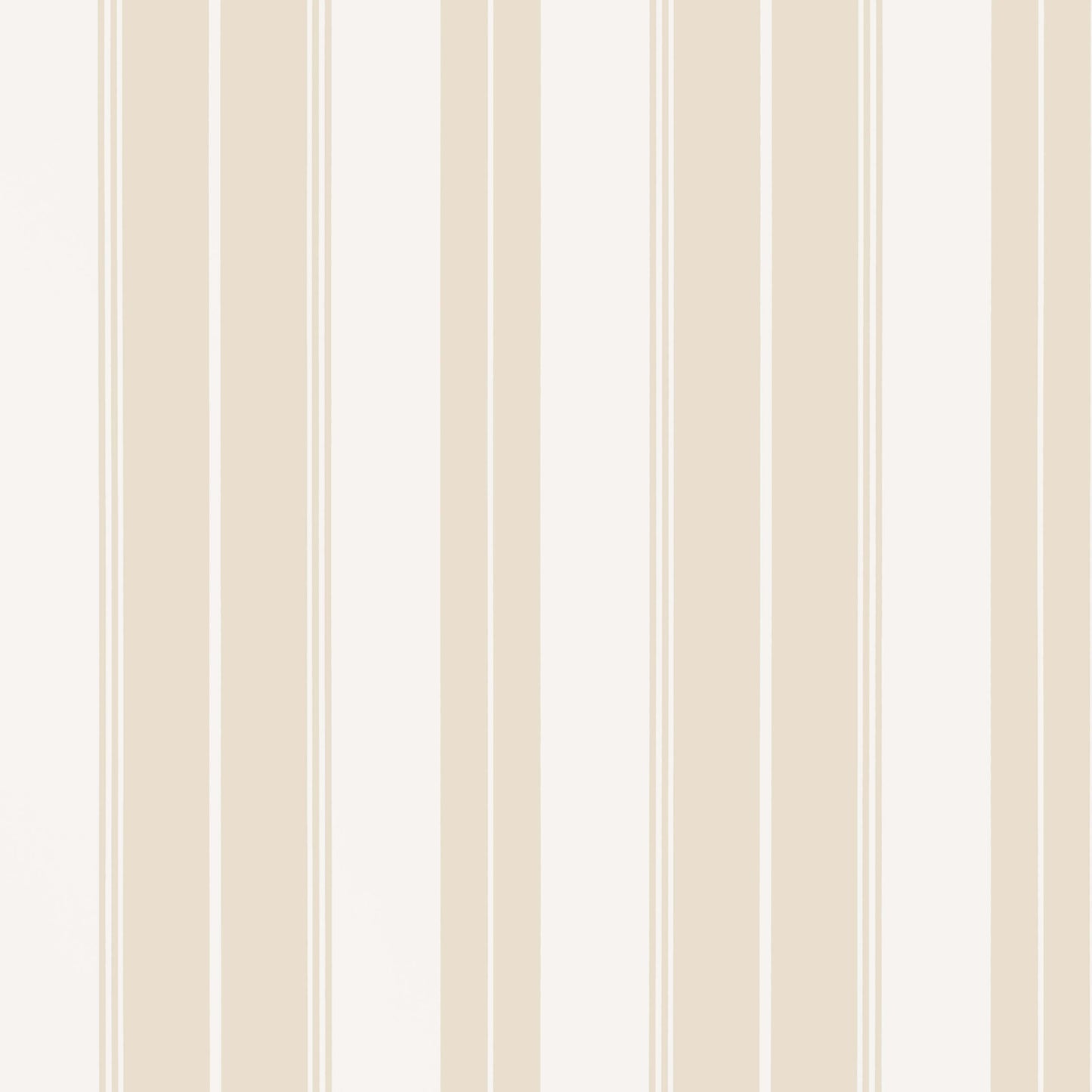 Thibaut Stripes & Checks Resource Norfolk Stripe Wallpaper - Beige