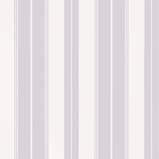 Thibaut Stripes & Checks Resource Norfolk Stripe Wallpaper - Lilac