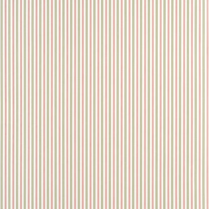 Thibaut Stripes & Checks Resource Conner Stripe Wallpaper - Green & Pink
